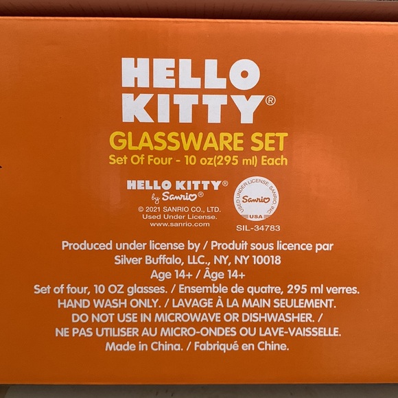 Hello Kitty Sanrio Halloween Glass Set - Picture 9 of 9